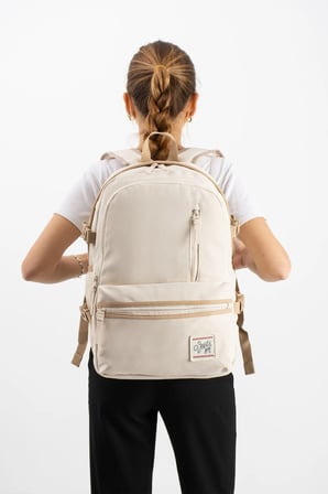 Unisex, Ultra Hafif, Çok Cepli, Sırt Çantası Bej Model: (Vnt-3C)