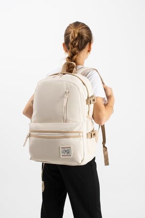 Unisex, Ultra Hafif, Çok Cepli, Sırt Çantası Bej Model: (Vnt-3C)