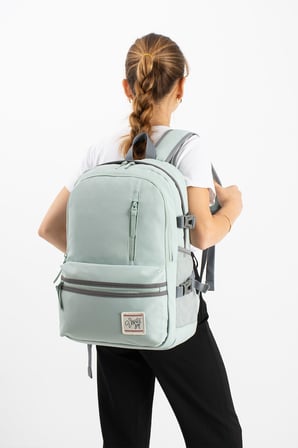 Unisex, Ultra Hafif, Çok Cepli, Sırt Çantası Mint Yeşili Model: (Vnt-3C)