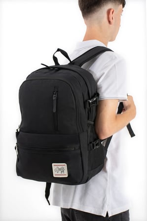 Unisex, Ultra Hafif, Çok Cepli, Sırt Çantası Siyah Model: (Vnt-3C)