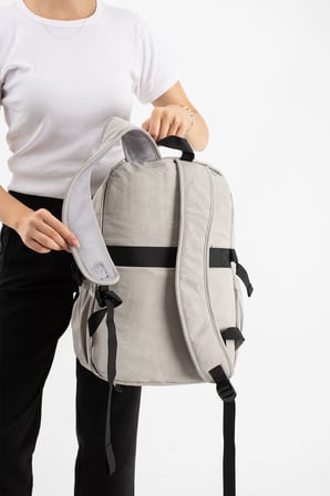 Unisex, Ultra Hafif, Çok Cepli, Sırt Çantası Gri Model: (Vnt-9B)