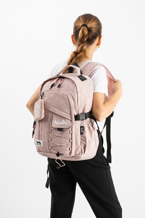 Unisex, Ultra Hafif, Çok Cepli, Sırt Çantası Pembe Model: (Vnt-9B)