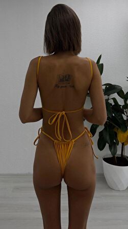 Mujer Düz Bikini