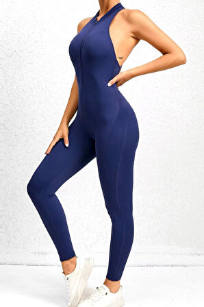 Büzgülü Jumpsuit