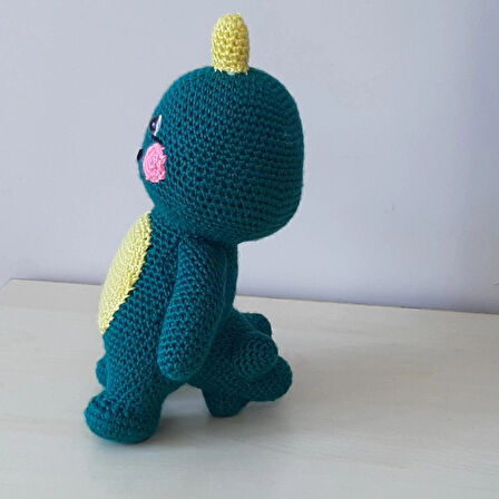 Amigurumi Örgü Oyuncak Sevimli Dinazor