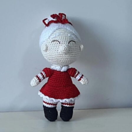 Amigurumi Örgü Oyuncak Yılbaşı Noel Anne