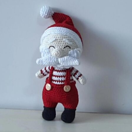 Amigurumi Örgü Oyuncak Yılbaşı Noel Baba