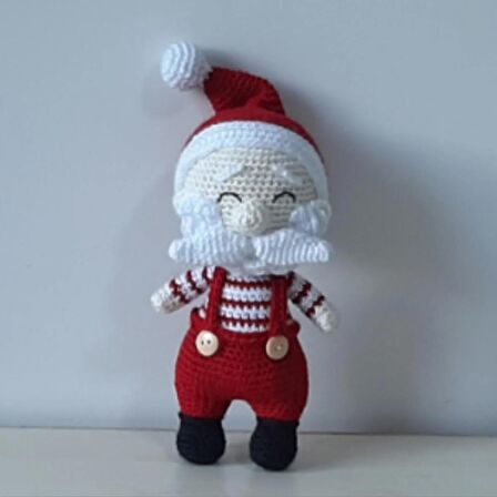 Amigurumi Örgü Oyuncak Yılbaşı Noel Baba