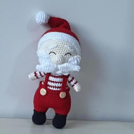 Amigurumi Örgü Oyuncak Yılbaşı Noel Baba