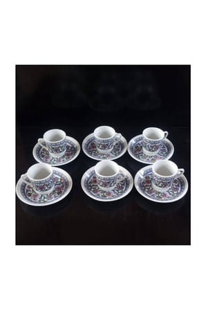Ceyyiz Çini Kahve Fincanı 6 Parça Set