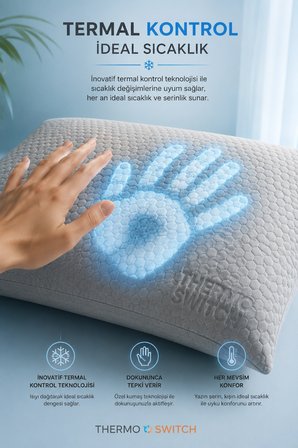 Sleep Home Thermo Switch Visco Yastık 40 x 60 cm