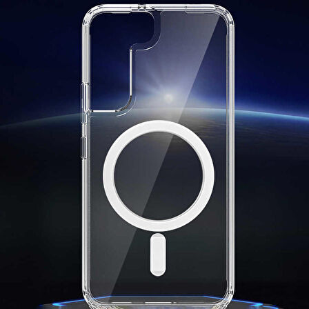 Gpack Samsung Galaxy S22 Plus Kılıf Wireless Tacsafe Antishock Ultra Koruma Sert Kapak