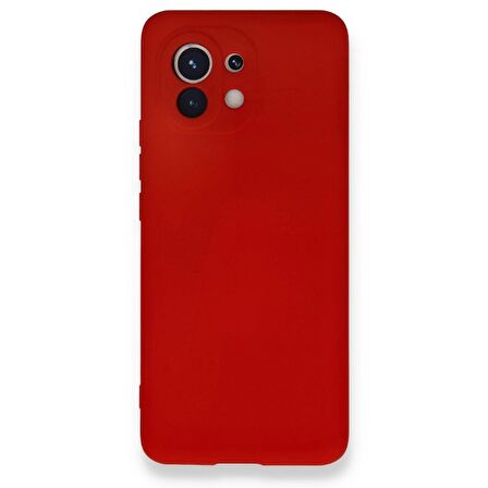 Smcase Xiaomi Mi 11 Lite Kılıf Kamera Korumalı İçi Kadife Silikon 
