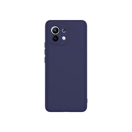 Smcase Xiaomi Mi 11 Lite Kılıf Kamera Korumalı İçi Kadife Silikon 