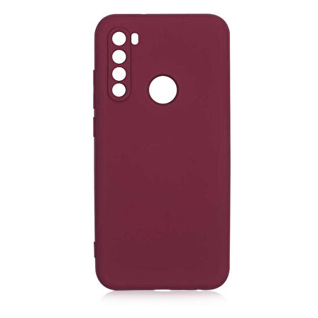 Smcase Xiaomi Redmi Note 8 Kılıf Kamera Korumalı İçi Kadife Silikon 
