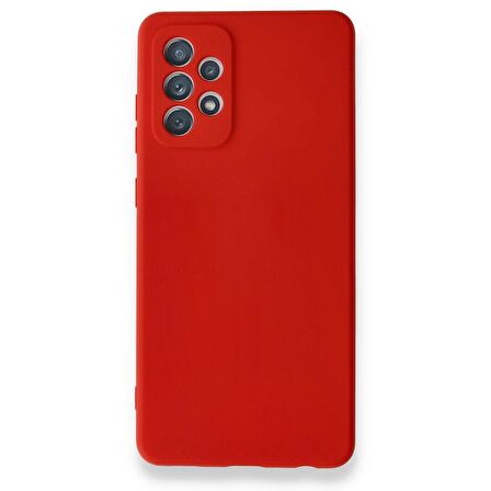 Smcase Samsung Galaxy A72 Kılıf Kamera Korumalı İçi Kadife Silikon 