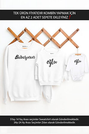Baba Oğul Babasının Oğlu(TEK ÜRÜN FİYATIDIR KOMBİN YAPMAK İÇİN EN AZ 2 ADET SEPETE EKLEYİNİZ)