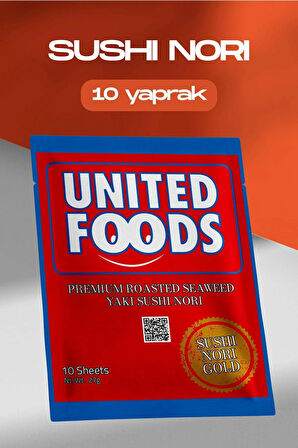 Sushi Nori / Suşi Yosunu - 10 Yaprak