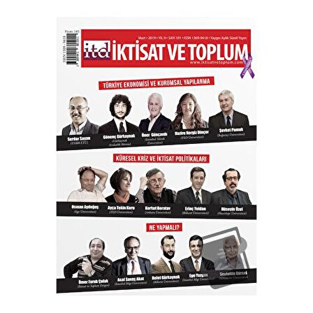 Sayı: 101 Mart 2019