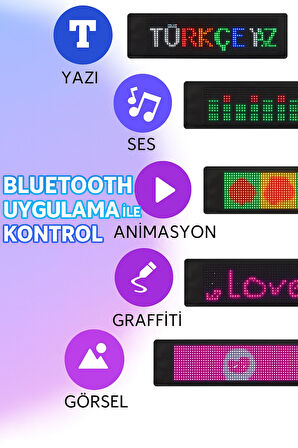 Su Geçirmez Süper Parlak Programlanabilir LED Matris Paneli Mağaza Otel Özel Metin Deseni 130cmÖzel Metin Deseni Animasyon
