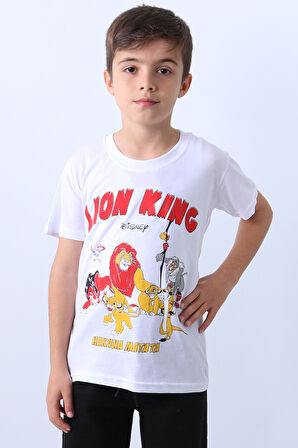 ERKEK ÇOCUK TSHİRT LİON BASKILI BİSİKLET E1