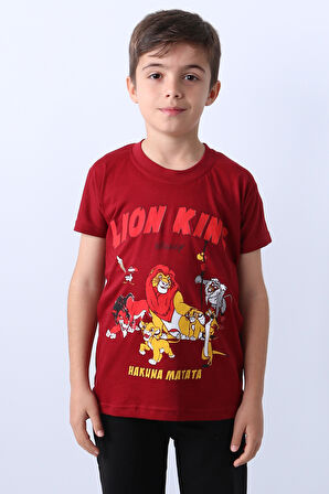 ERKEK ÇOCUK TSHİRT LİON BASKILI BİSİKLET E1