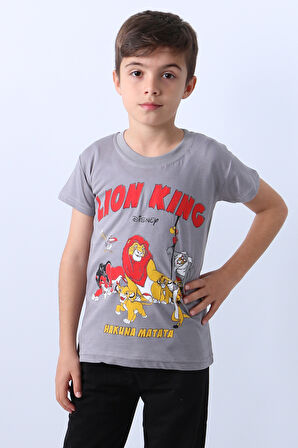 ERKEK ÇOCUK TSHİRT LİON BASKILI BİSİKLET E1