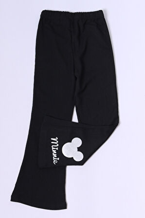 KIZ ÇOCUK TAYT İSPANYOL PAÇA KARAKTER NAKIŞLI F15