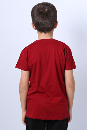 ERKEK ÇOCUK TİŞÖRT STAY COOL BASKILI BİSİKLET YAKA F18