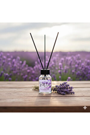 4'lü Lavanta-Vanilya-Paçuli-Sandal Ağacı Eko Çubuklu Oda Kokusu - Kokulu Çubuk 4x50ml