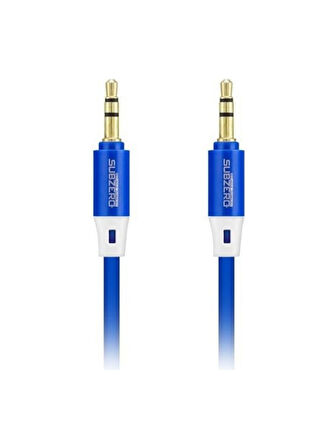 AUX KABLO 3.5 MM JACK GİRİŞ AX35 MAVİ