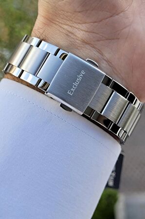 Daniel Klein DKISTE773 Gümüş Renk İç Göstergeleri Aktif Erkek Kol Saati