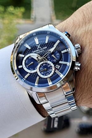 Daniel Klein DKISTE780 Kadranı Laciverrt Renk İç Göstergeleri Aktif Erkek Kol Saati