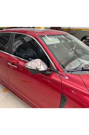 Honda Civic Fe Krom Ayna Kapağı 2 Parça Paslanmaz Çelik 2021>