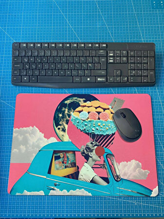 70'ler Baskılı Mouse Pad ( 28x40 cm)