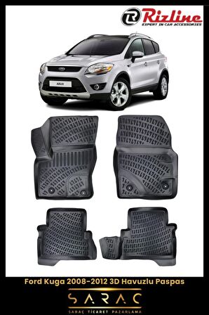 Rizline Ford Kuga 2008-2012 3D Havuzlu Paspas