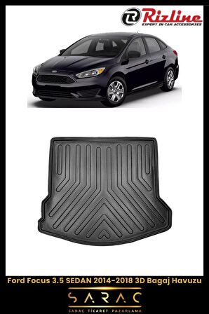 Rizline Ford Focus 3.5 Sedan 2014-2018 3d Bagaj Havuzu