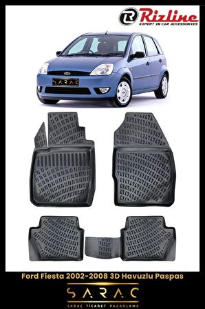 Rizline Ford Fiesta 2002-2008 3D Havuzlu Paspas
