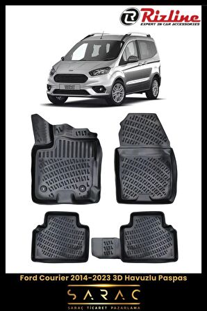 Rizline Ford Courier 2014-2023 3d Havuzlu Paspas