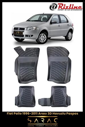 Rizline Fiat Palio 1996-2011 Arası 3d Havuzlu Paspas