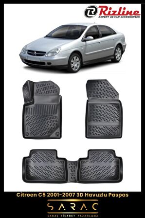 Rizline Citroen C5 2001-2007 3D Havuzlu Paspas