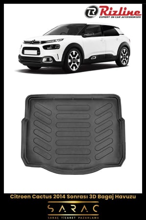 Rizline Citroen Cactus 2014 Sonrası 3d Bagaj Havuzu