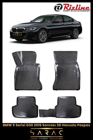 Rizline Bmw 5 Serisi G30 2016 Sonrası 3d Havuzlu Paspas