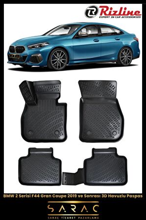 Rizline Bmw 2 Serisi F44 Gran Coupe 2019 Ve Sonrası 3d Havuzlu Paspas