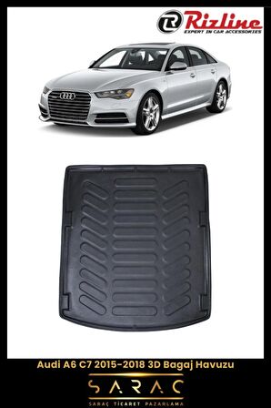 Rizline Audi A6 C7 2015-2018 3D Bagaj Havuzu