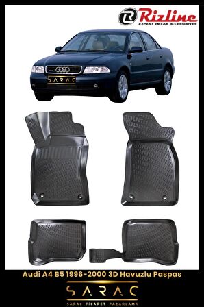 Rizline Audi A4 B5 1996-2000 3d Havuzlu Paspas