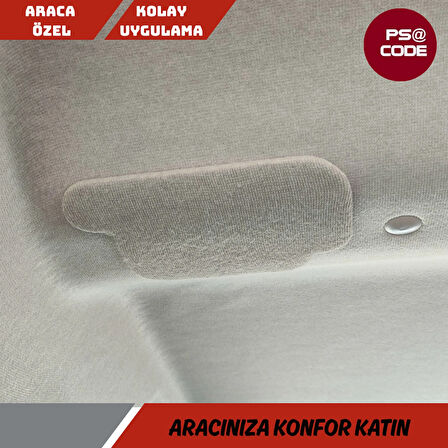 PSA CODE Rifter-Berlingo-Proace City-Doblo-Opel Cam Tavansız Ara Bölme Demiri Kapakları 2 Adet Kumaşı Kaplı