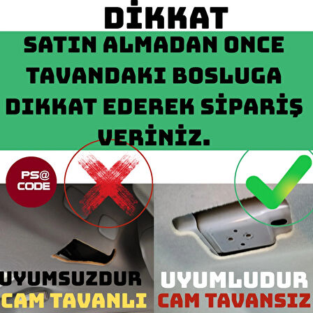 PSA CODE Rifter-Berlingo-Proace City-Doblo-Opel Cam Tavansız Ara Bölme Demiri Kapakları 2 Adet Kumaşı Kaplı