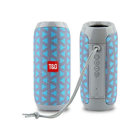 T&G TG-117 Kablosuz Gri Bluetooth Hoparlör