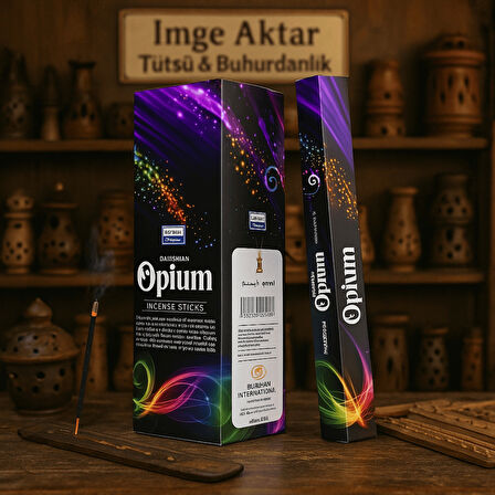 Darshan İncense Opium 20'li Çubuk Tütsü 